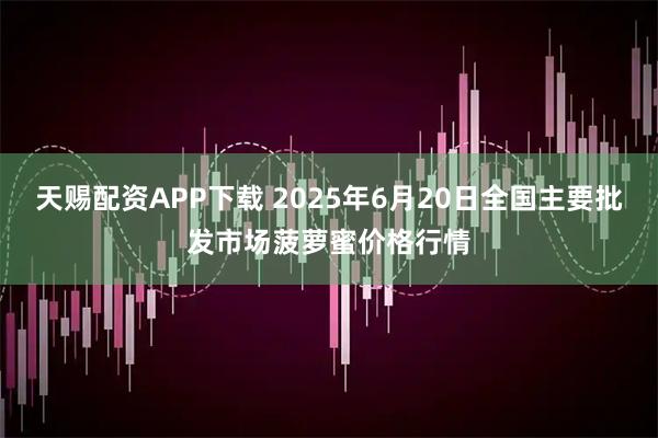 天赐配资APP下载 2025年6月20日全国主要批发市场菠萝蜜价格行情
